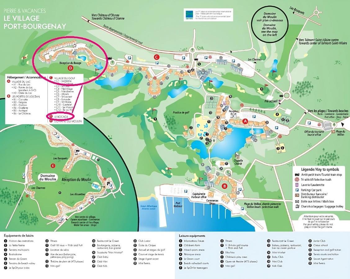 Maison De Vacances 4/6P Au Golf De Port Bourgenay Talmont-Saint-Hilaire 外观 照片